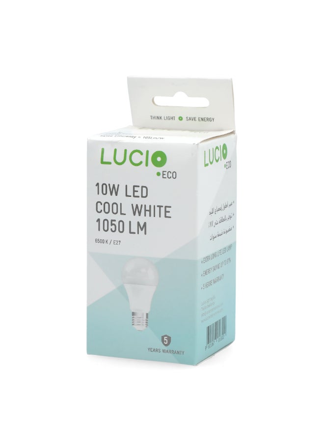 Lucio 10W 6500K LED Bulb Cool White 14.6 x 6.2 x 6.4 cm L-ST-0100-10W-6500K - Image 4